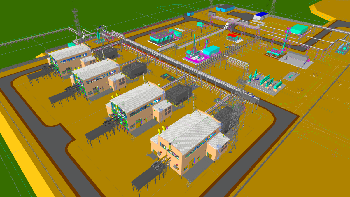 Комплекс сооружений по обратной закачке газа в пласт на ВБ СБ НГКМ